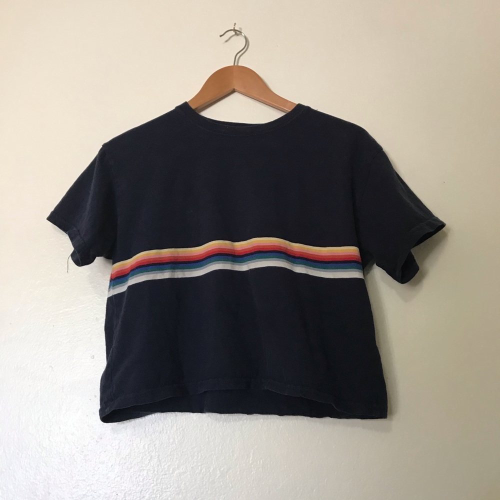 brandy melville rainbow tee